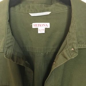 Merona Jackets & Coats - Cute Green Denim Jacket Merona Jackets & Coats - Cute Green Denim Jacket